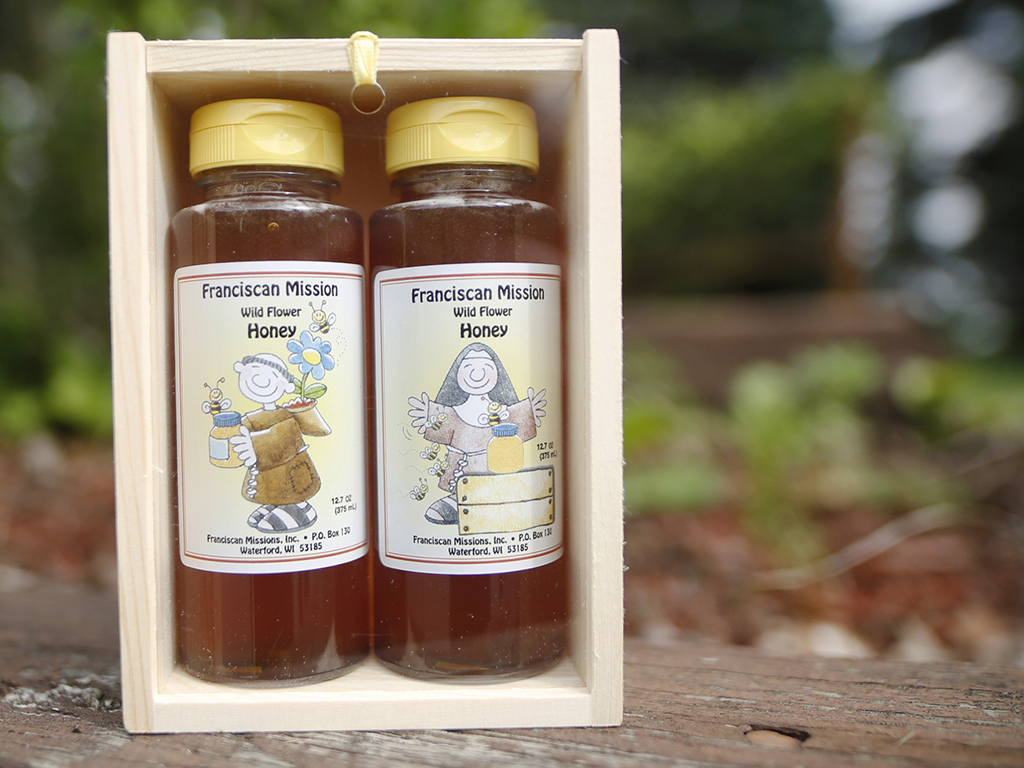 Honey made by happy bees