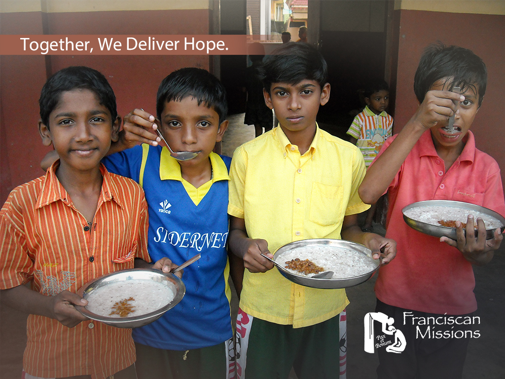 Franciscan Missions, Franciscans in India, Help India, Feed the poor,