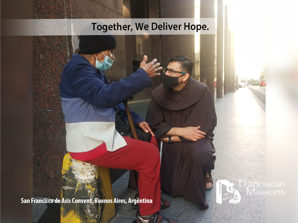 Franciscan Missions, Poverello, feed the poor, feeding the poor, homeless, caring for the homeless,